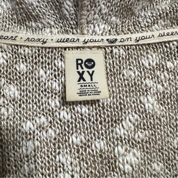 ROXY Hooded Knit V-Neck Sweater - Picture 5 of 6